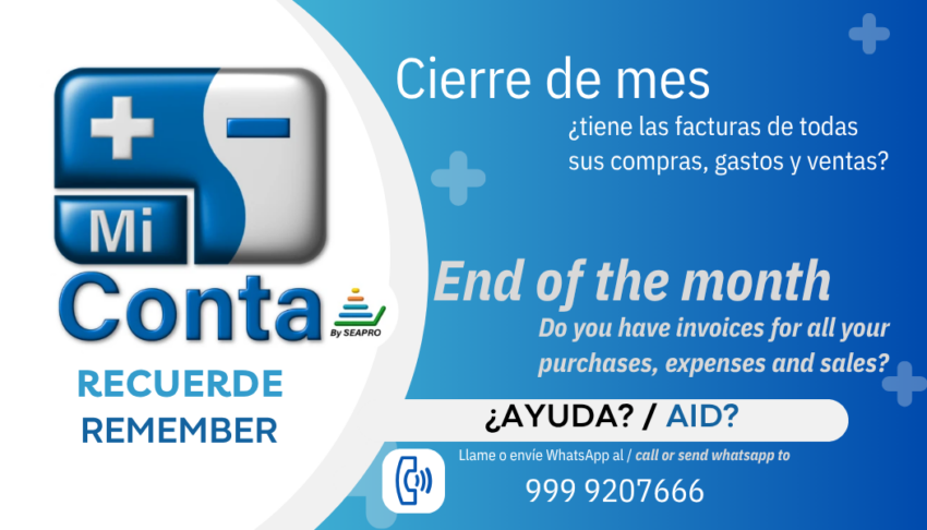 ¿Tiene todos sus comprobantes?